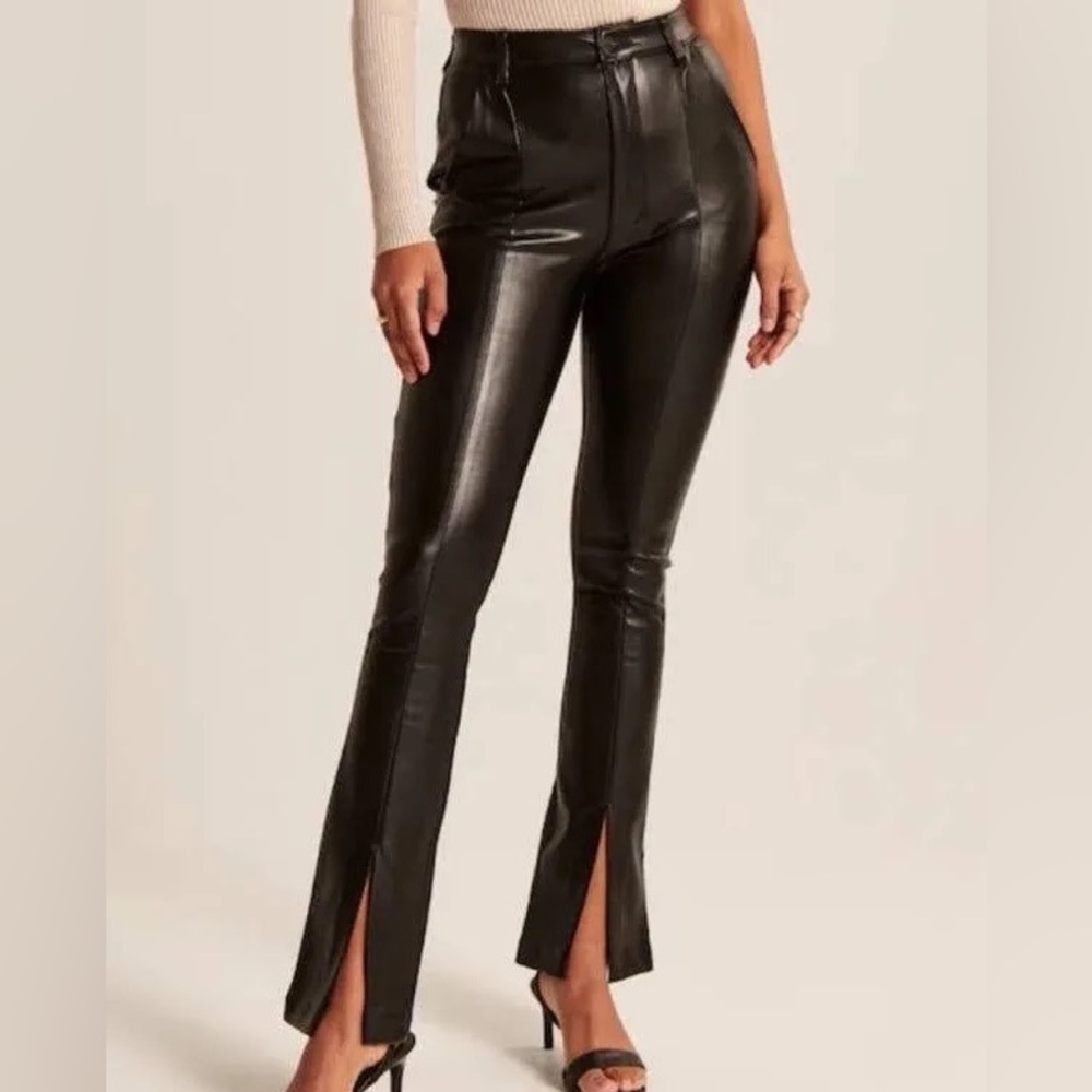 Abercrombie Curve Love Leather Pants Size 29L